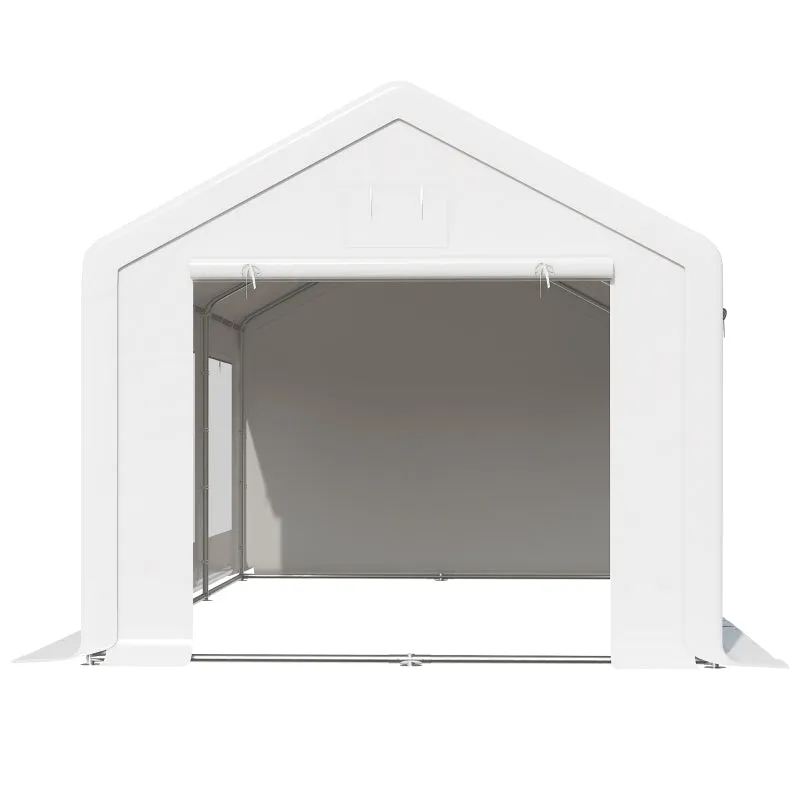 20' x 10' Party Canopy Tent with 6 Removable Side Walls - White