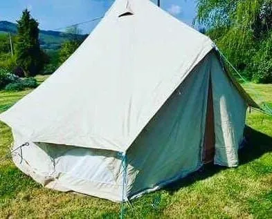 3m Bell Tent 285gsm 100% Natural Canvas