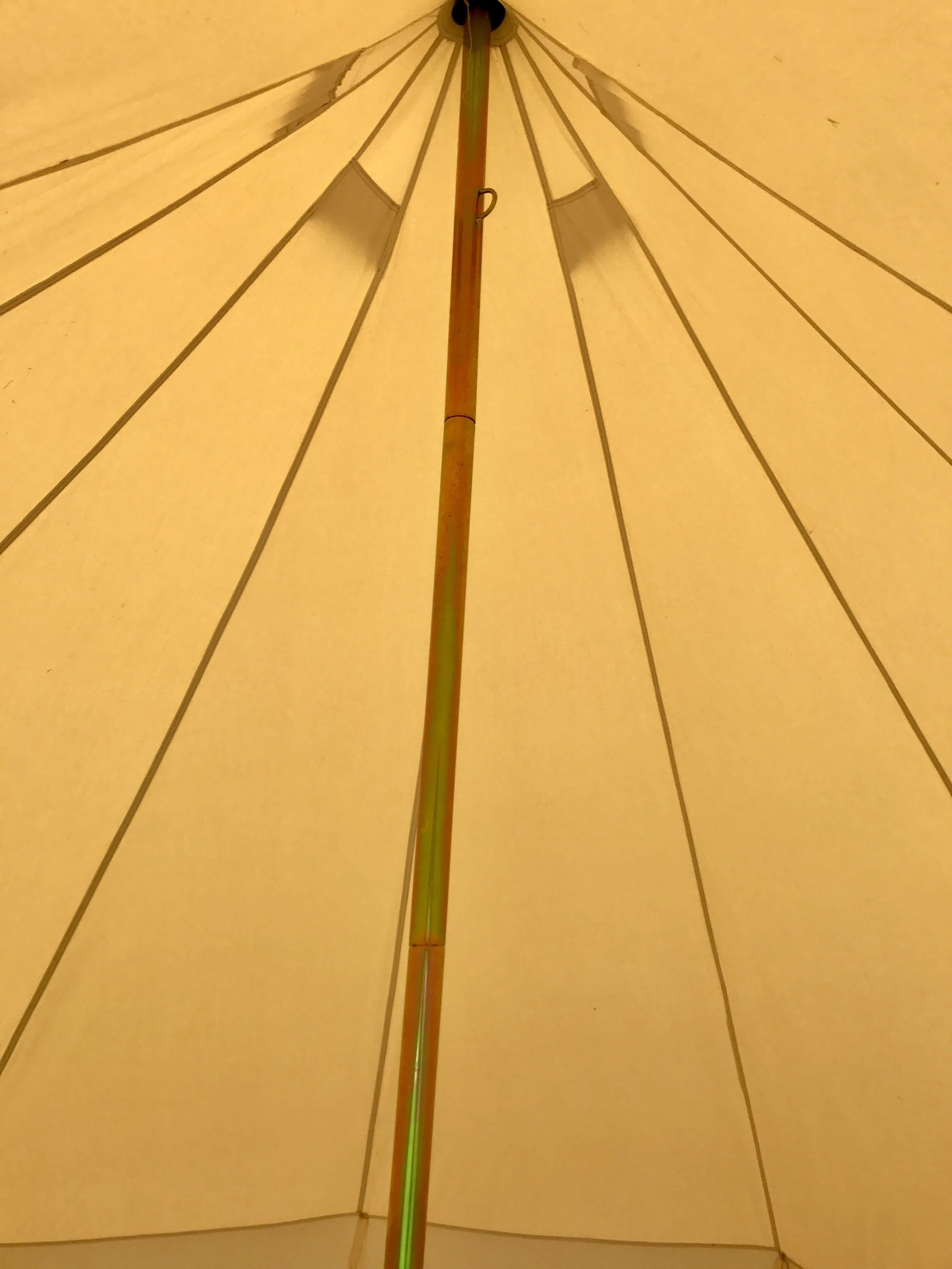 3m Bell Tent 285gsm 100% Natural Canvas