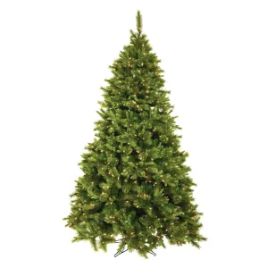 4.5' Cashmere Pine Artificial Christmas Tree Multi-Colored Dura-Lit Lights