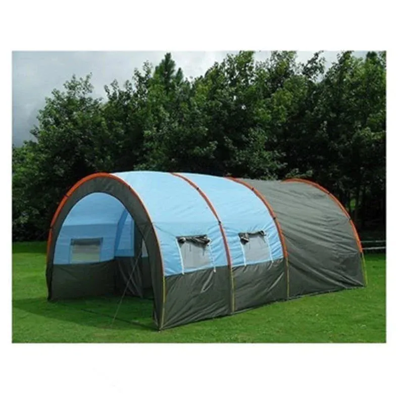 5-8 Person Large Waterproof Tunnel Tent House For Outdoor Camping