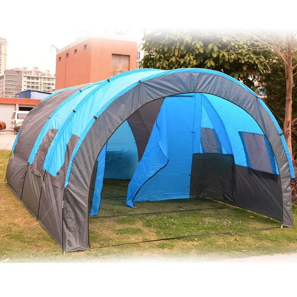 5-8 Person Large Waterproof Tunnel Tent House For Outdoor Camping