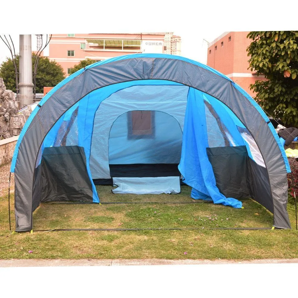 5-8 Person Large Waterproof Tunnel Tent House For Outdoor Camping