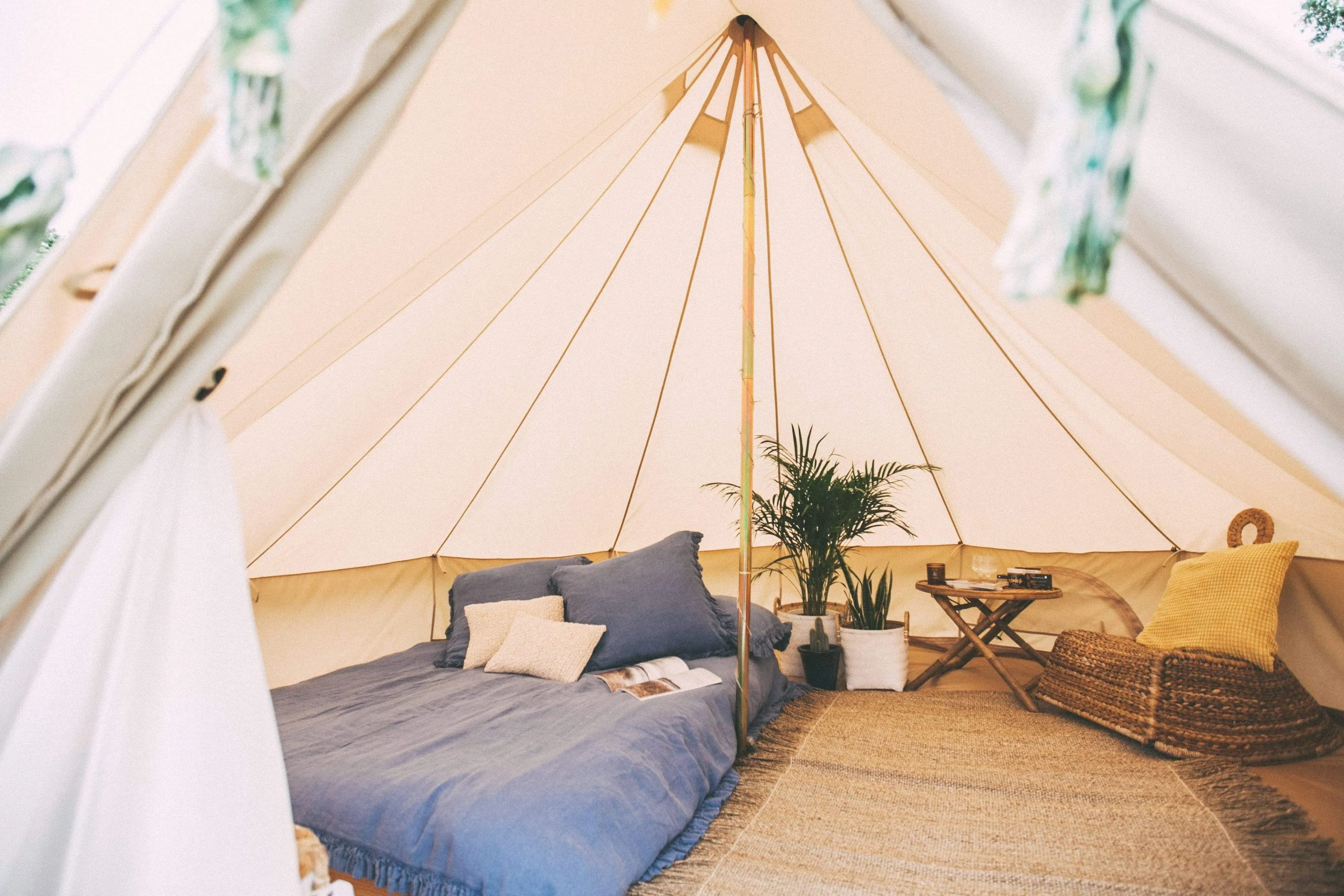 5m Bell Tent 'Stargazer' 285gsm 100% Natural Canvas