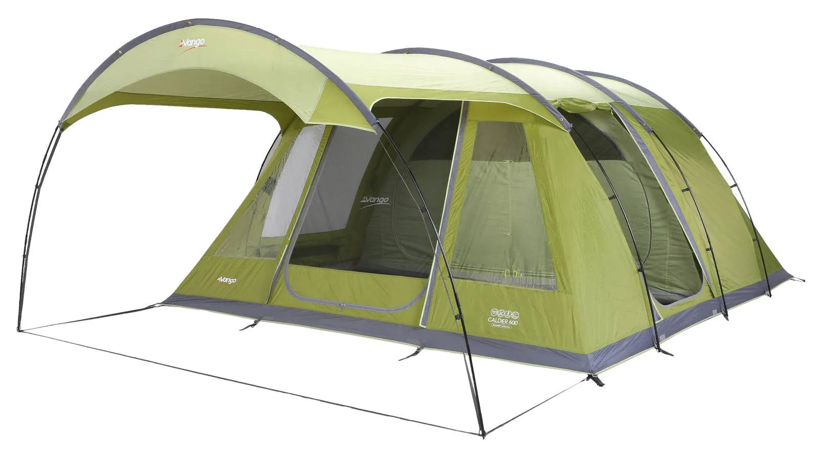 6 Person Camping & Touring Tent - Calder 600 - 18.40kg by Vango