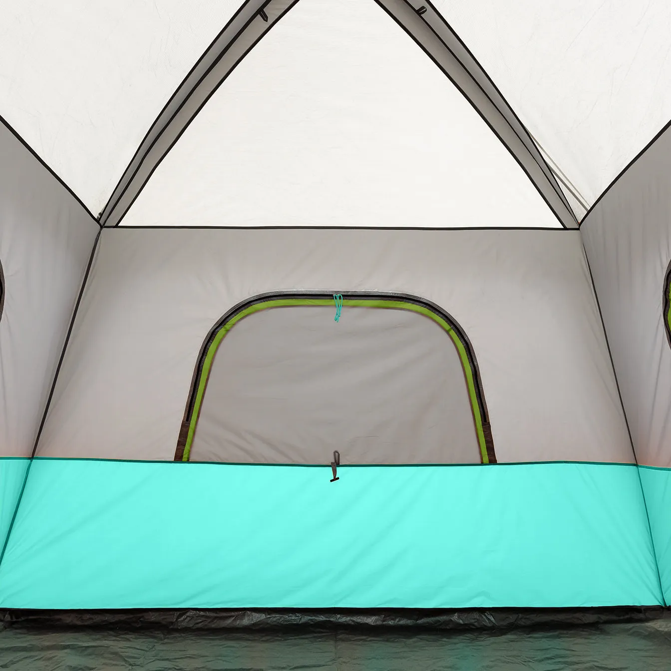 6 Person Straight Wall Cabin Tent with Screen Room 10' x 9'