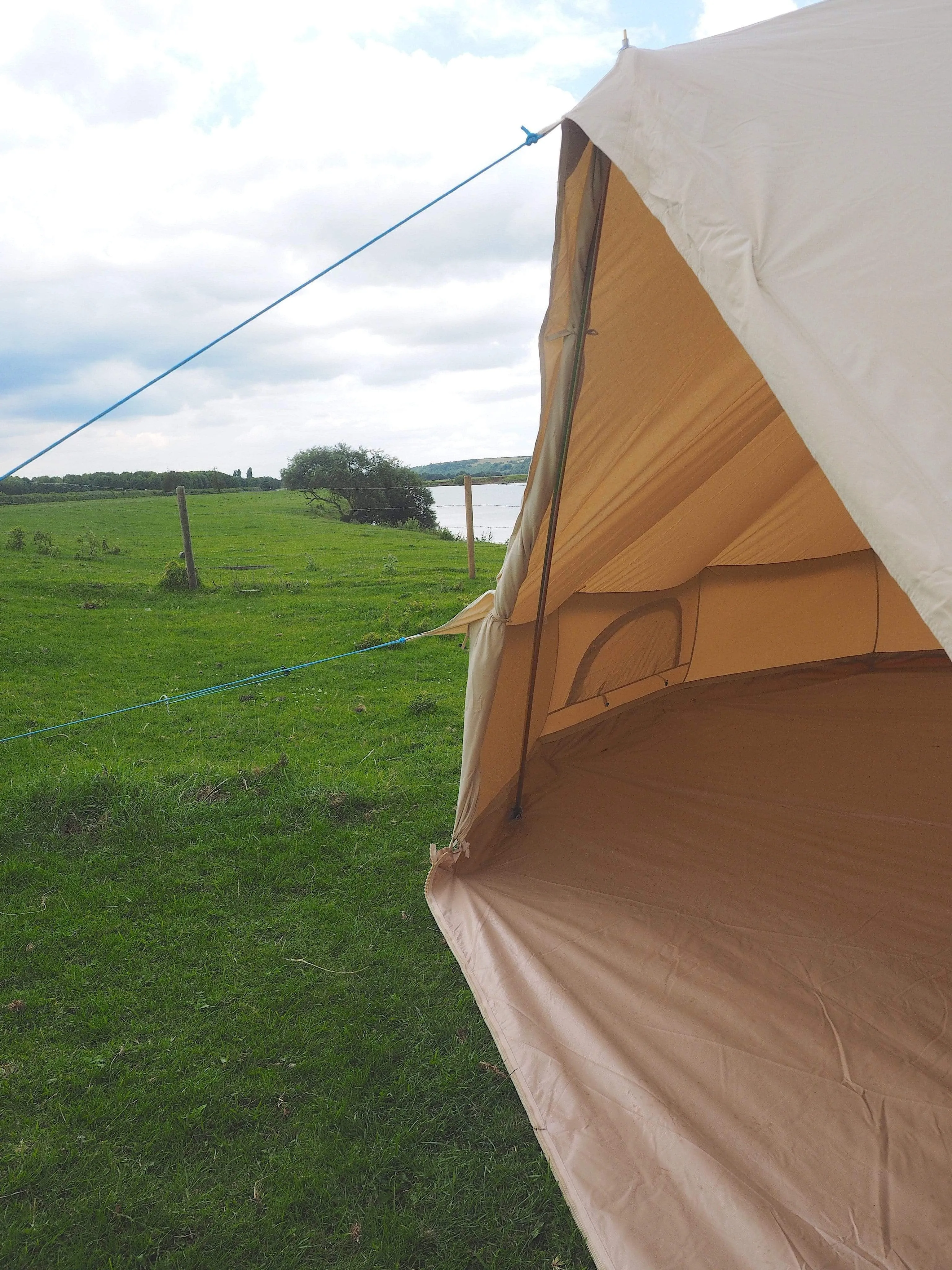 7m Bell Tent 285gsm 100% Natural Canvas | Twin Door