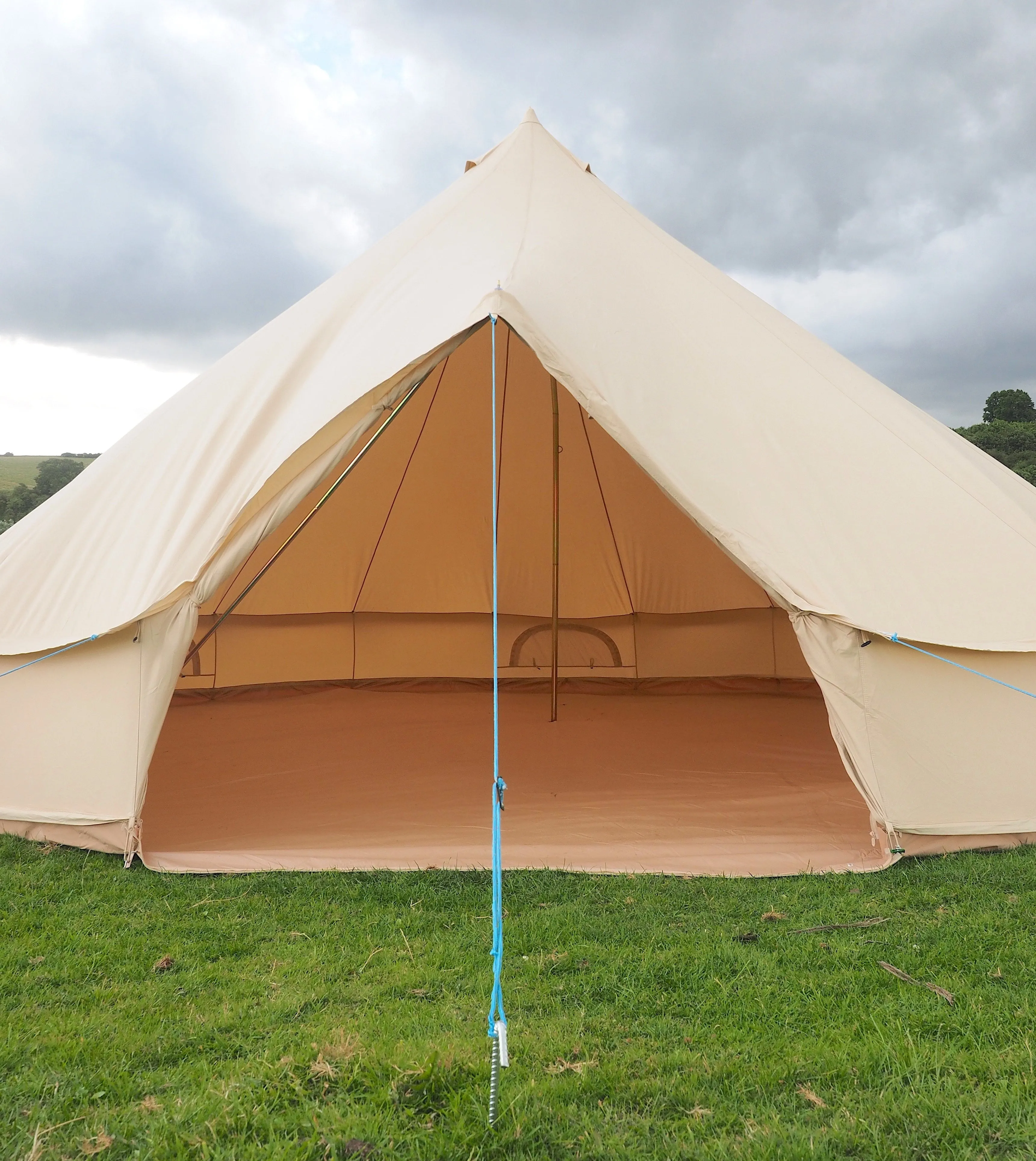 7m Bell Tent 285gsm 100% Natural Canvas