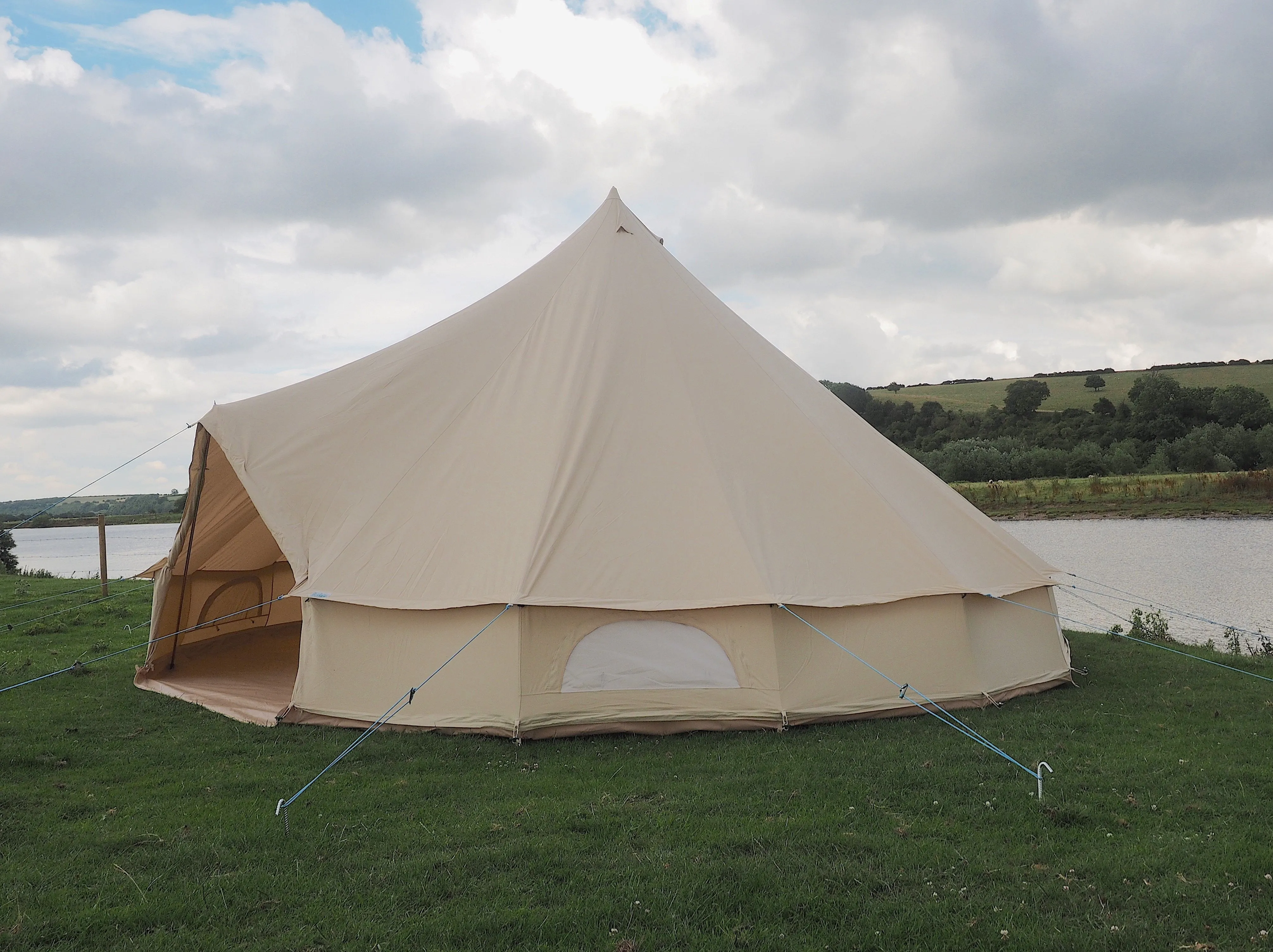 7m Bell Tent 285gsm 100% Natural Canvas