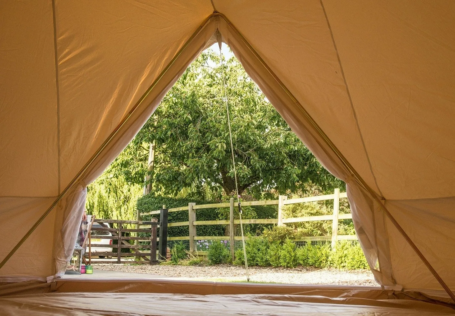 7m Bell Tent 285gsm 100% Natural Canvas