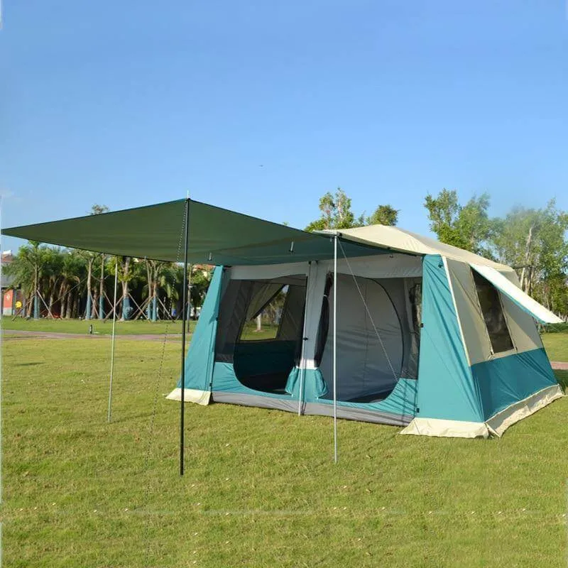 8-12 Person Ultra-Large Double Layer Gazebo Tent