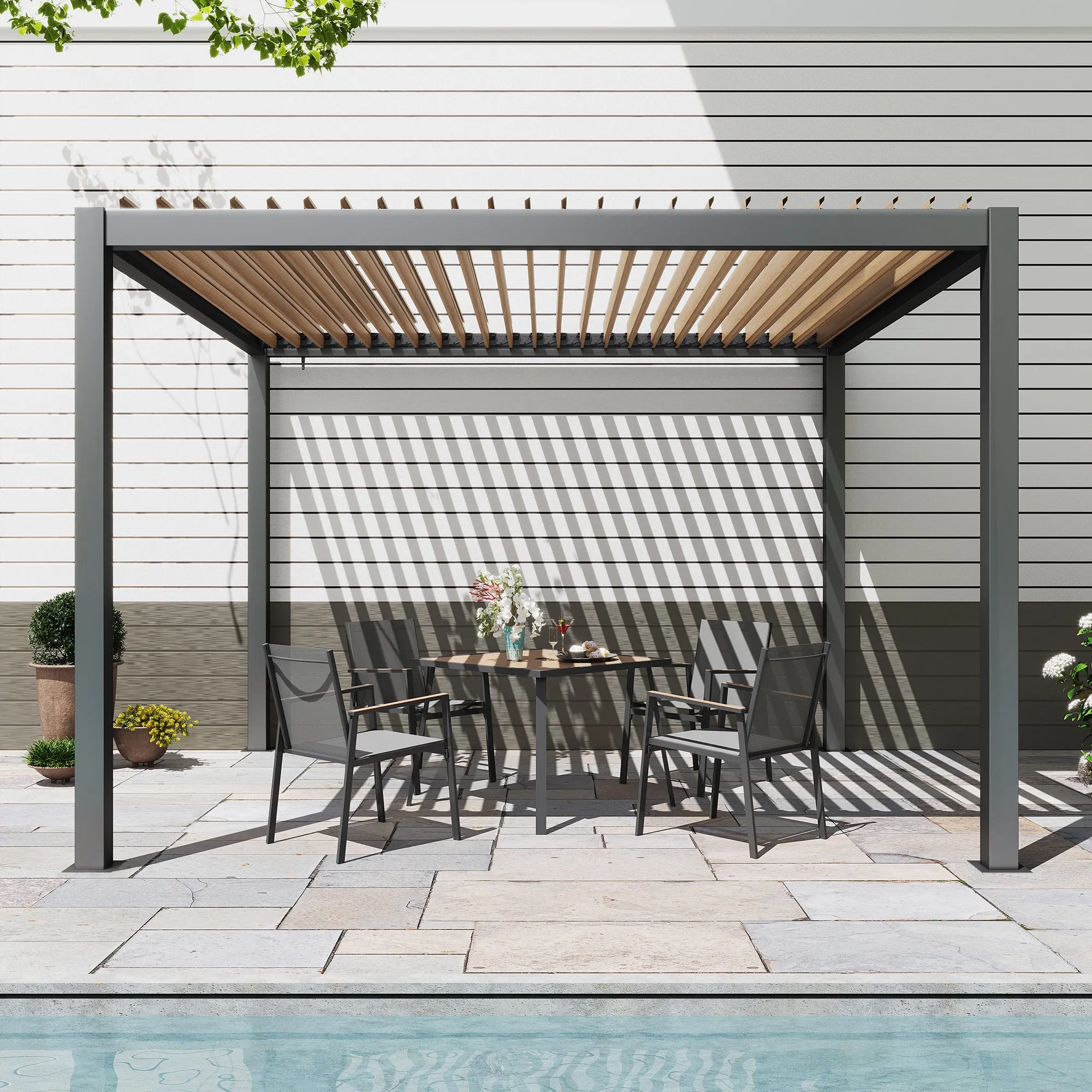 Aluminum  Louvered Pergola for different sizes