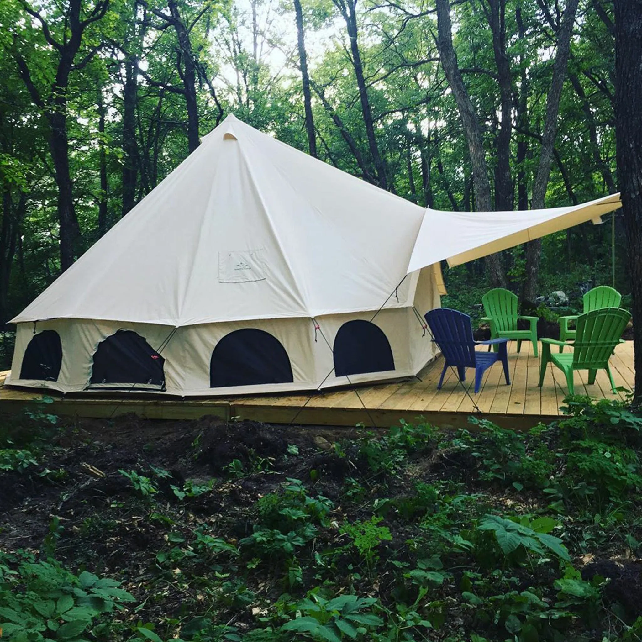 Awning for Bell tents