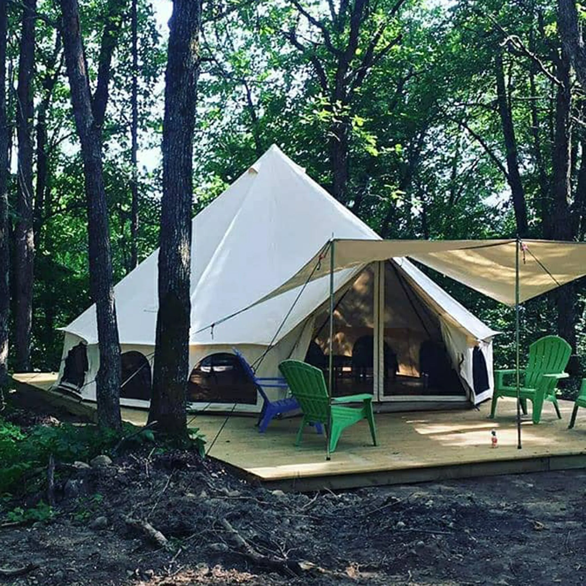 Awning for Bell tents