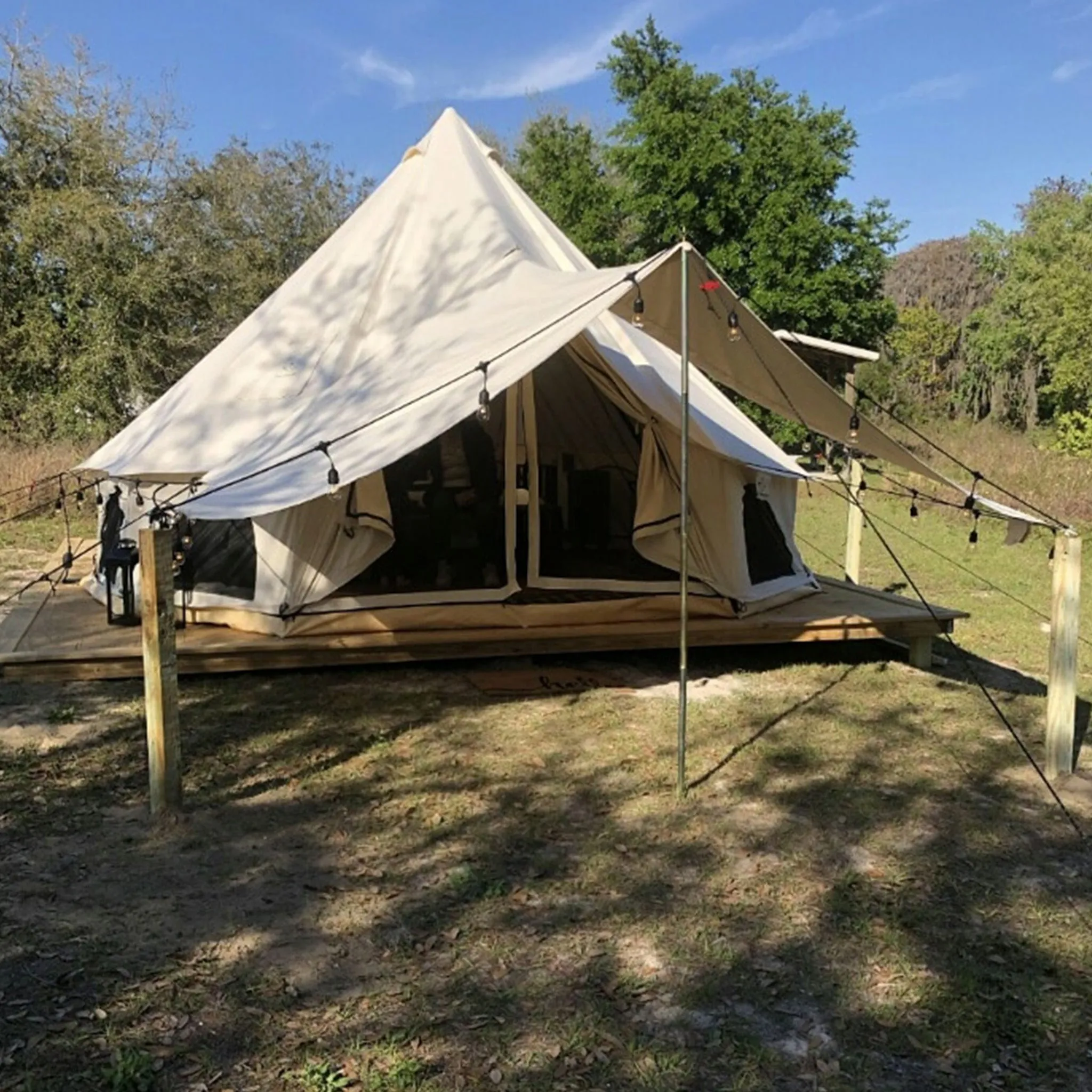 Awning for Bell tents