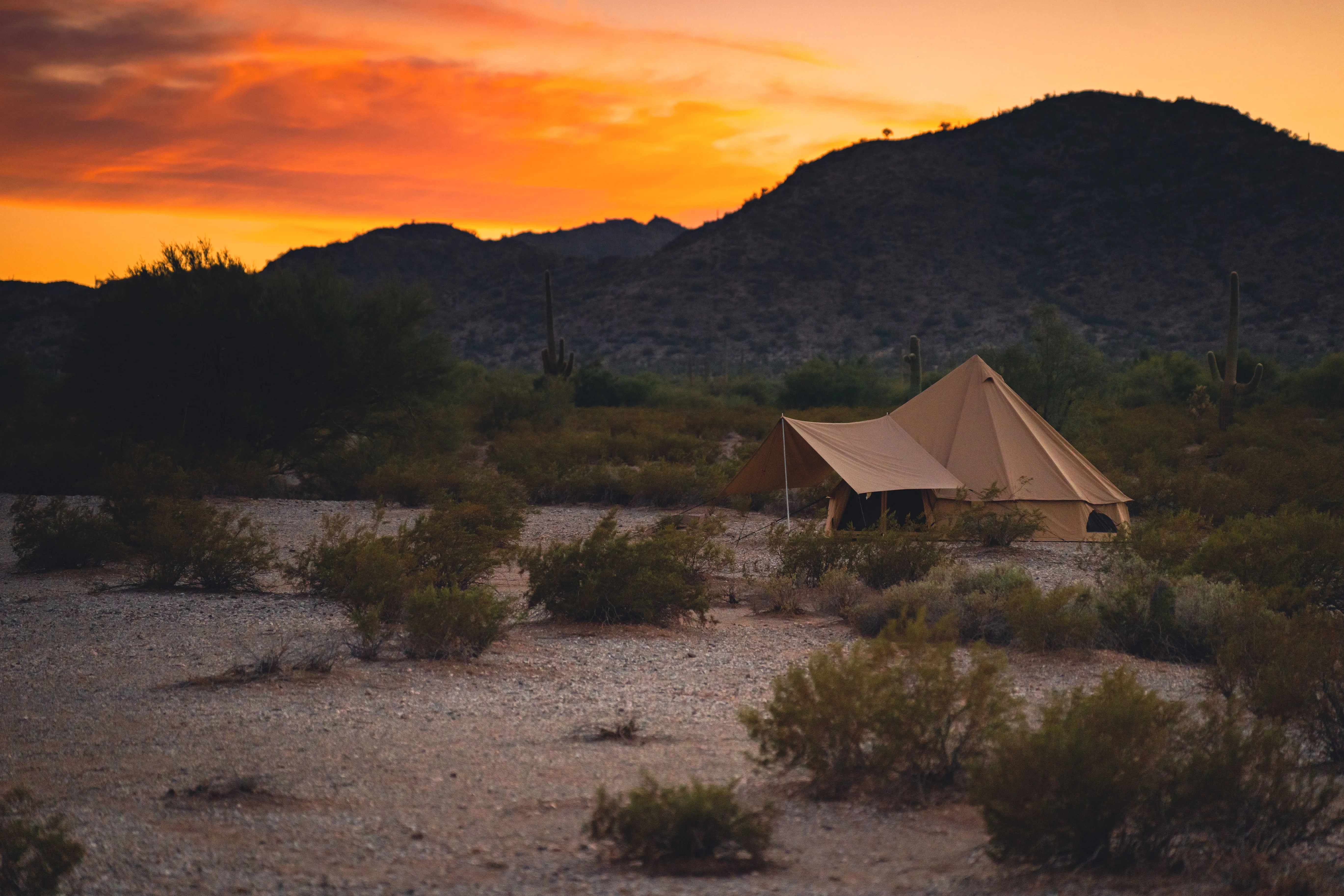 Awning for Bell tents