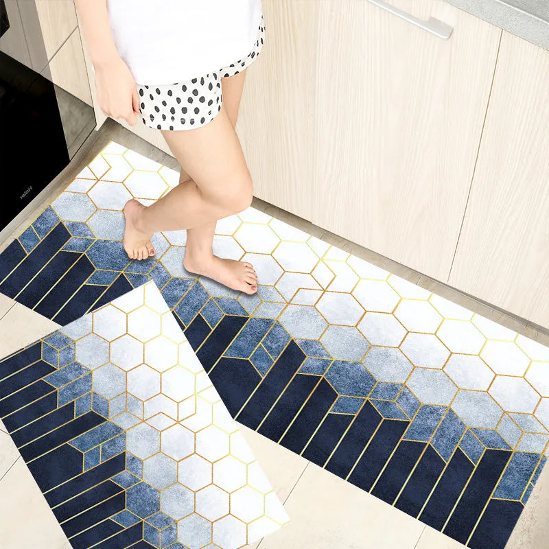 Bathroom Absorbent Kitchen Floor Mats Bathroom Door Mats Home Mats, No slip bottom