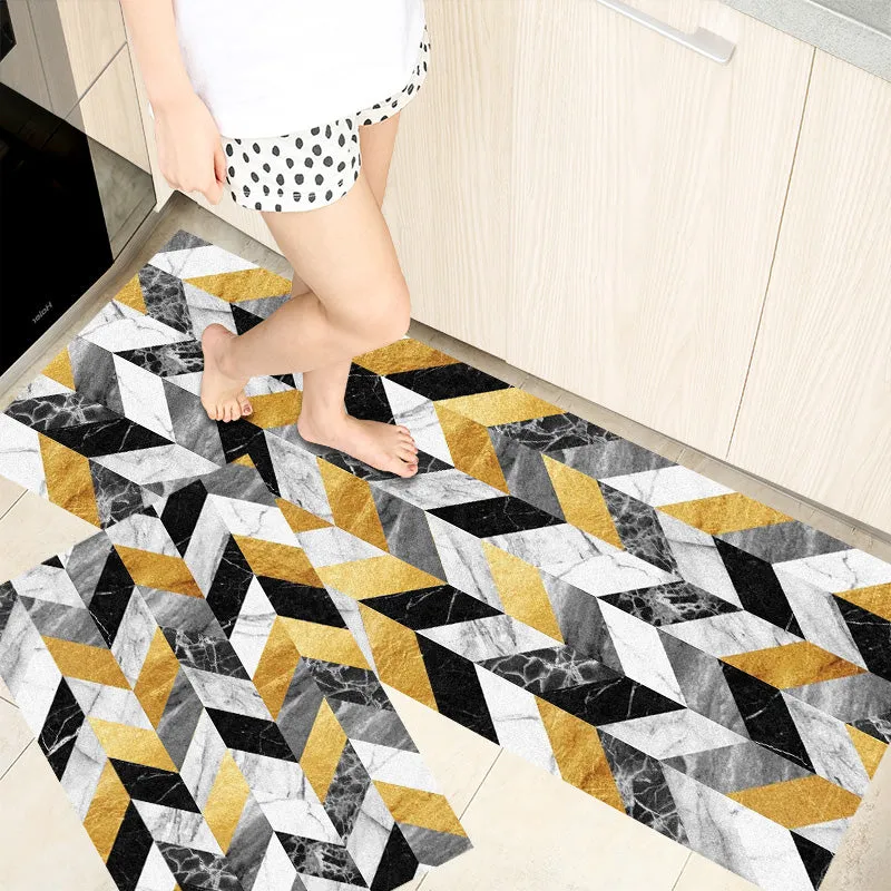 Bathroom Absorbent Kitchen Floor Mats Bathroom Door Mats Home Mats, No slip bottom