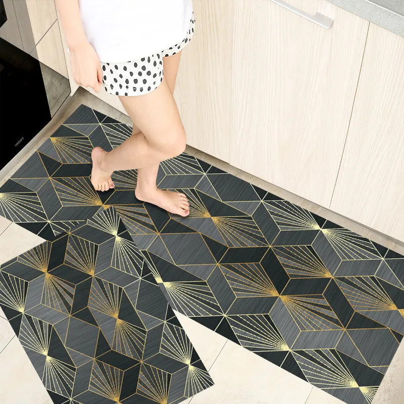 Bathroom Absorbent Kitchen Floor Mats Bathroom Door Mats Home Mats, No slip bottom