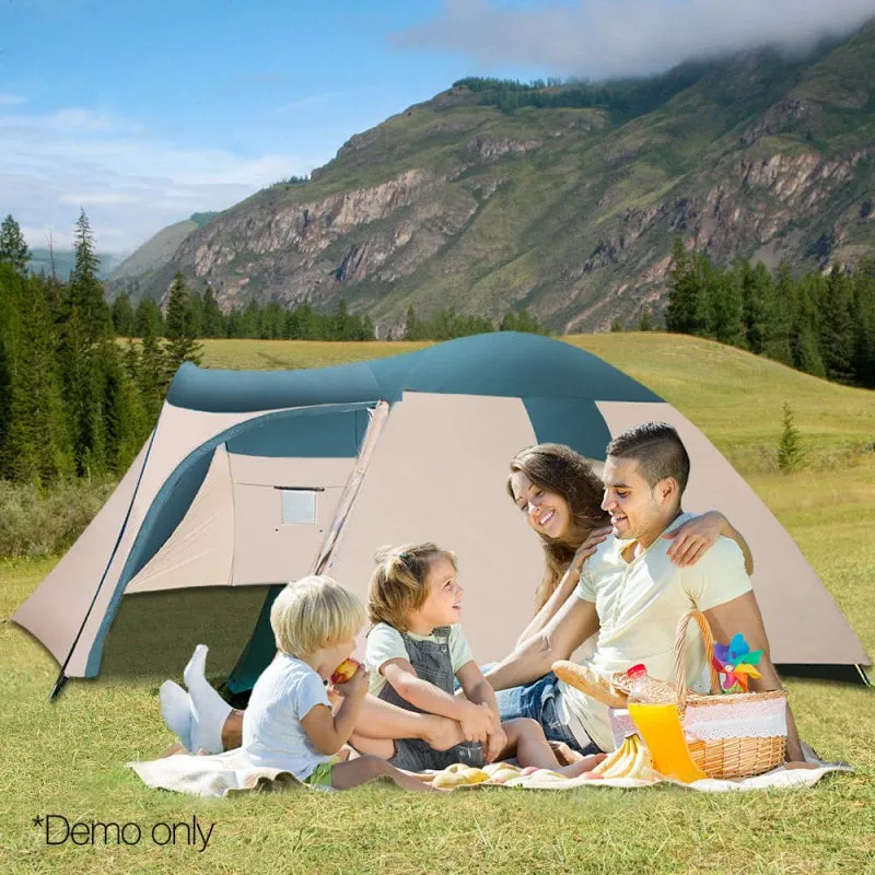 Bestway 5 Person Pavillo Dome Camping Tent | Green & Cream White