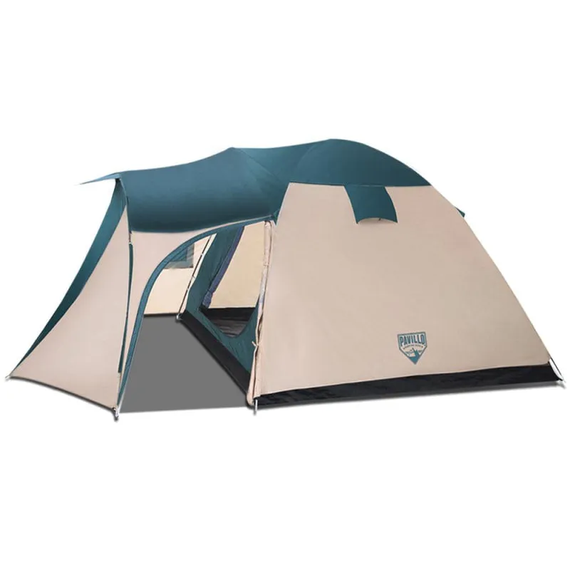 Bestway 5 Person Pavillo Dome Camping Tent | Green & Cream White