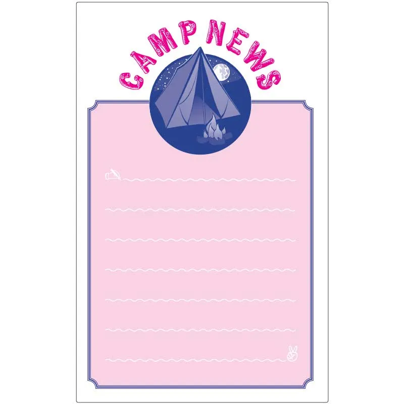 Camp Stationery - Campsite News