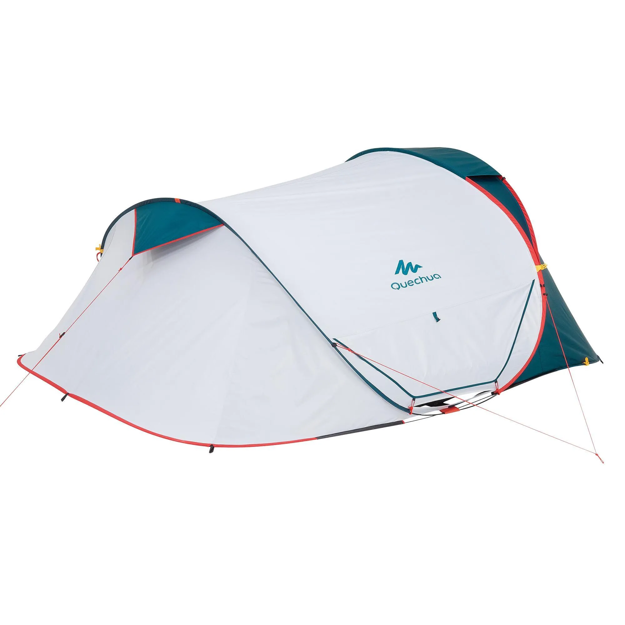 Camping tent Quechua Fresh & Black 2 Seconds XL 3-person, white/turquoise