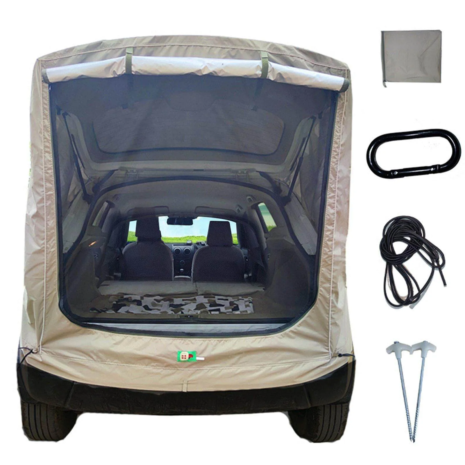 Camping Waterproof Car Sunshade Trunk Tent