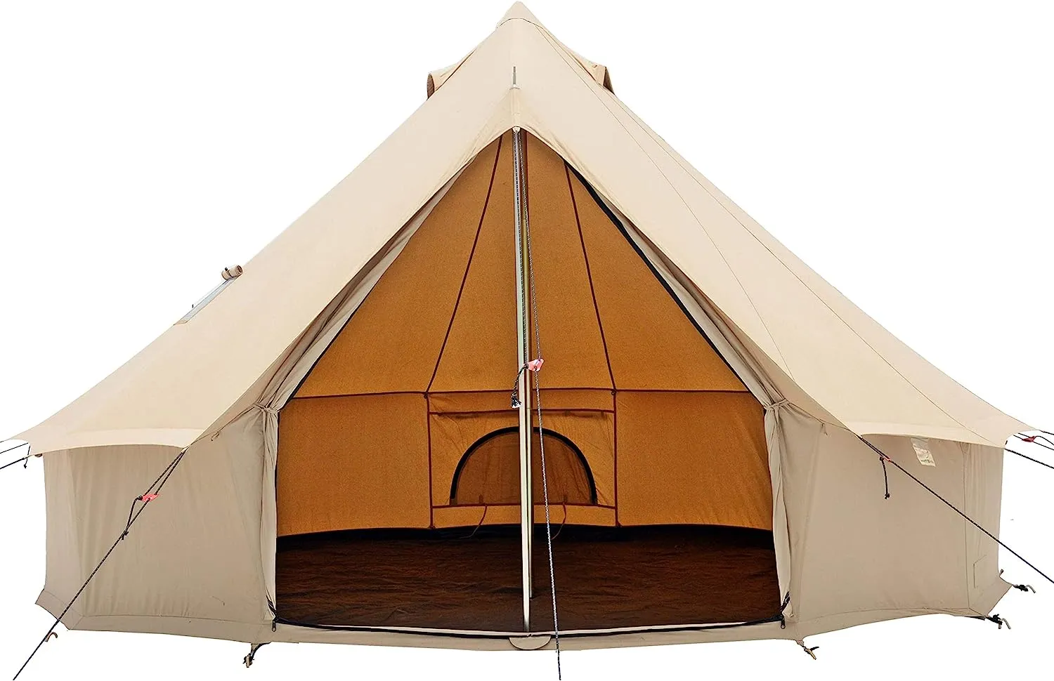 Canvas Bell Tent - Waterproof, 4-Season Luxury Camping and Glamping Outdoor Tent