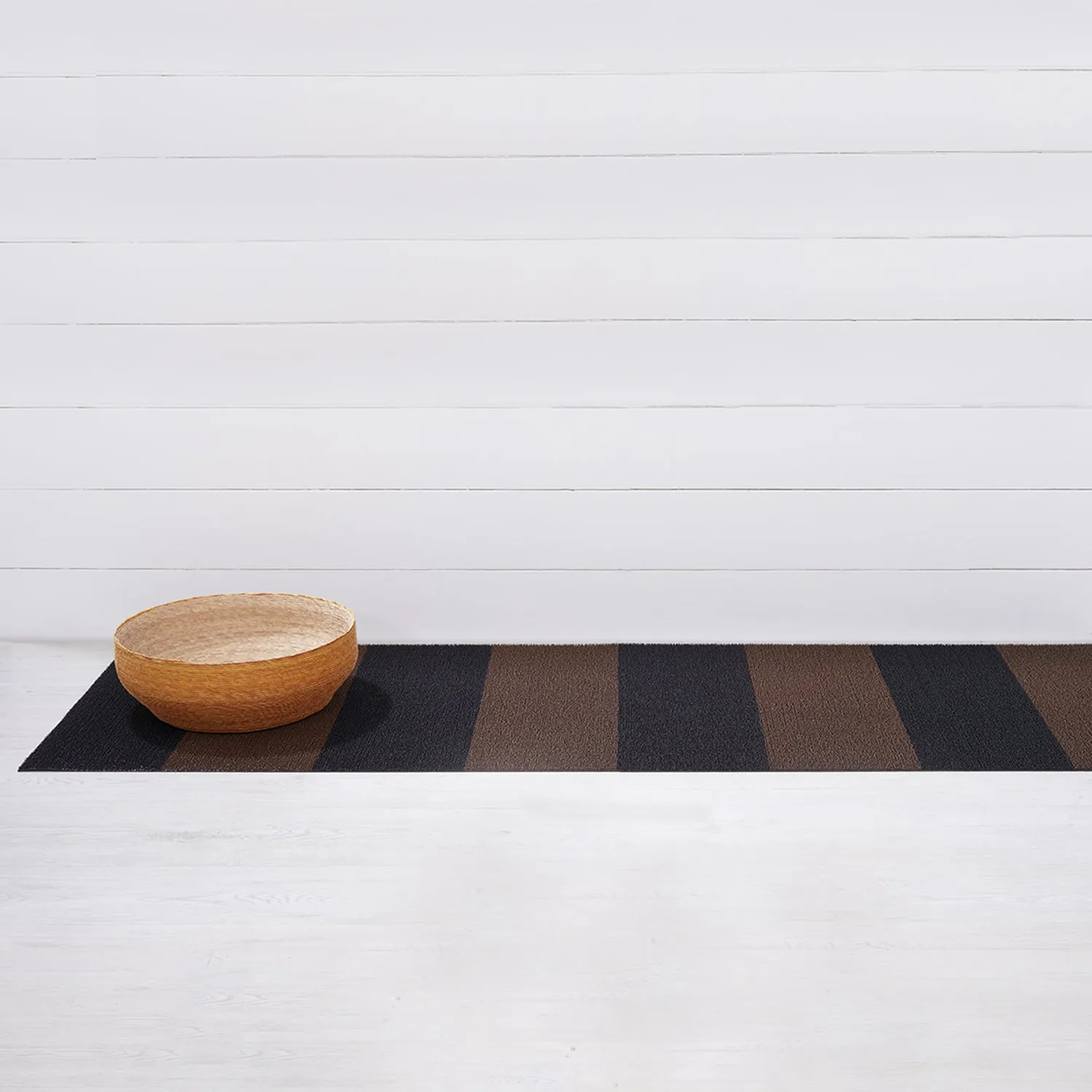 chilewich | runner mat 61x183cm (24x72") | duo stripe mocha