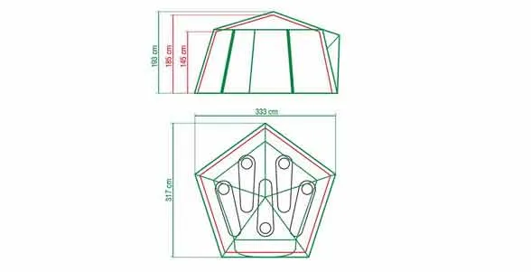 Coleman Polygon 5 Tent