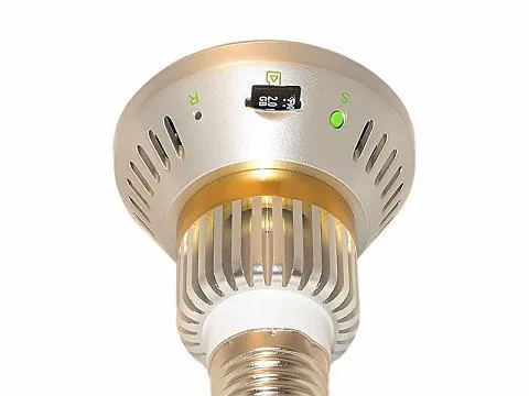 Convenient Business Security Bulb CCTV Security DVR Motion Detect Cam