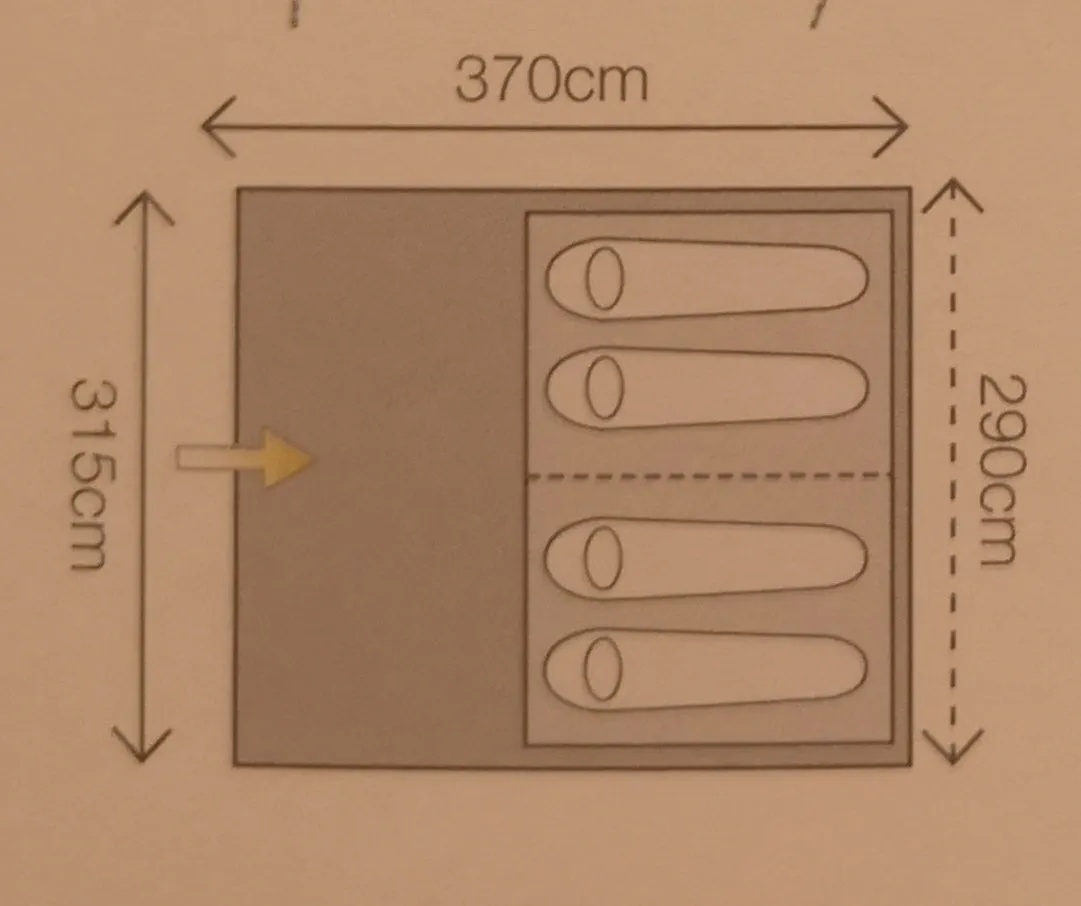 Elm 4 - 2 Bedroom Family Tent