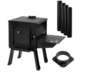 England's Stove Works ESW0033 Black Bear Kit 1.8 Cu. Ft. Wood Burning Camp Stove New