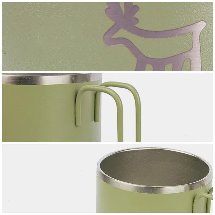 Gelas Serbaguna Blackdeer BD1212250 304 SS Mug With Lid