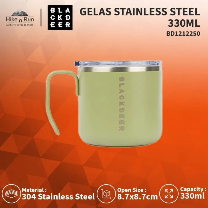 Gelas Serbaguna Blackdeer BD1212250 304 SS Mug With Lid