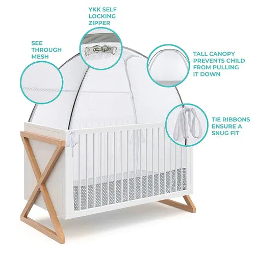 Green Frog Baby Crib Safety Net