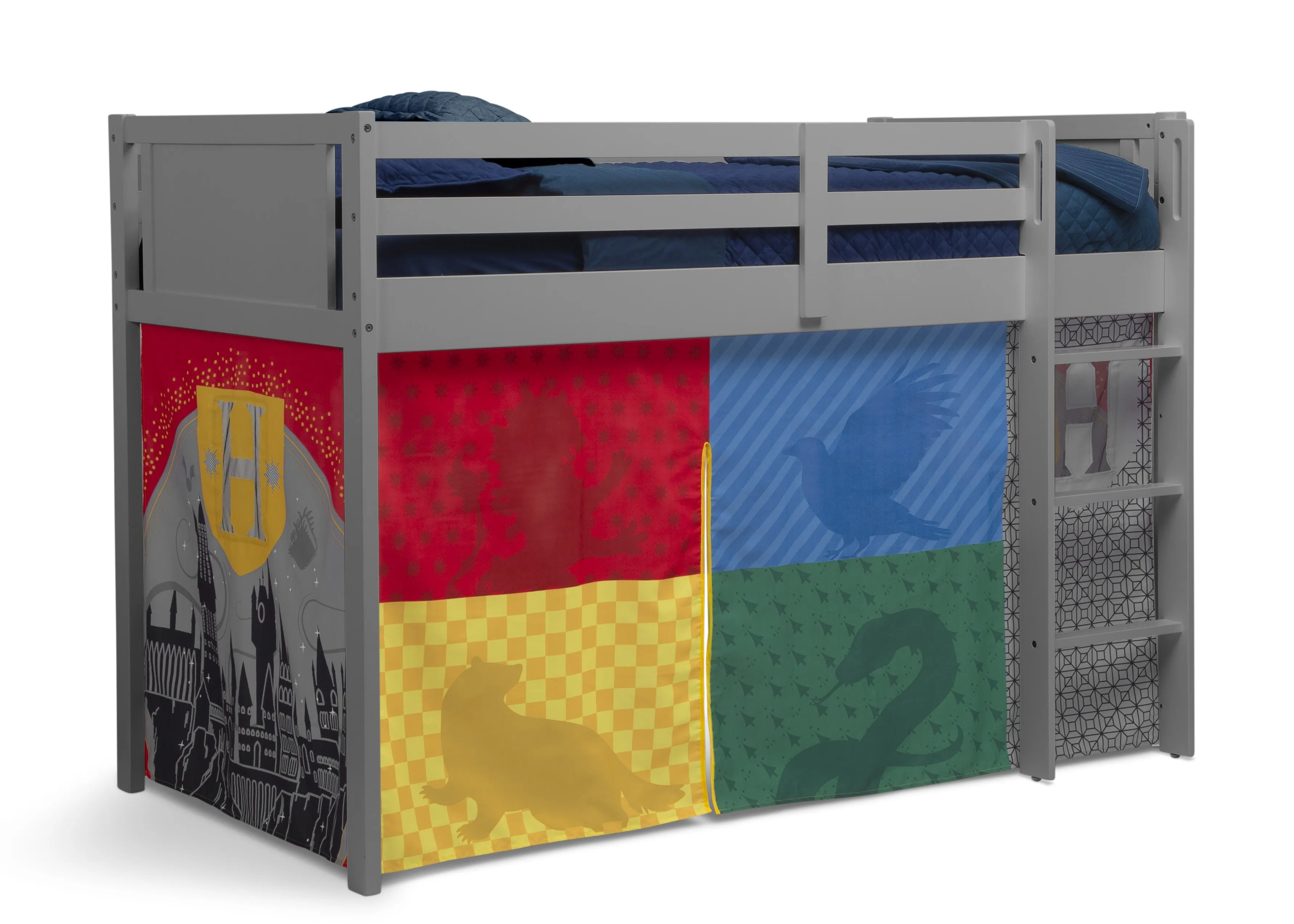 Harry Potter Loft Bed Tent - Curtain Set for Twin Loft Bed (Bed Sold Separately)