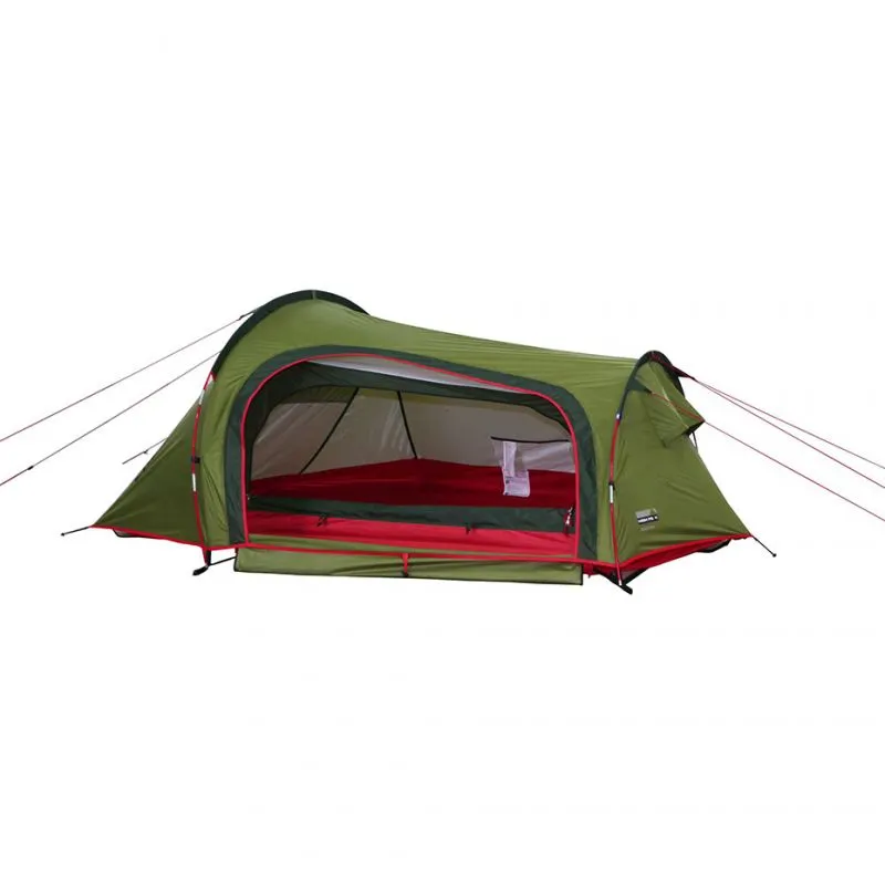 High Peak Sparrow Tent - Green/Red