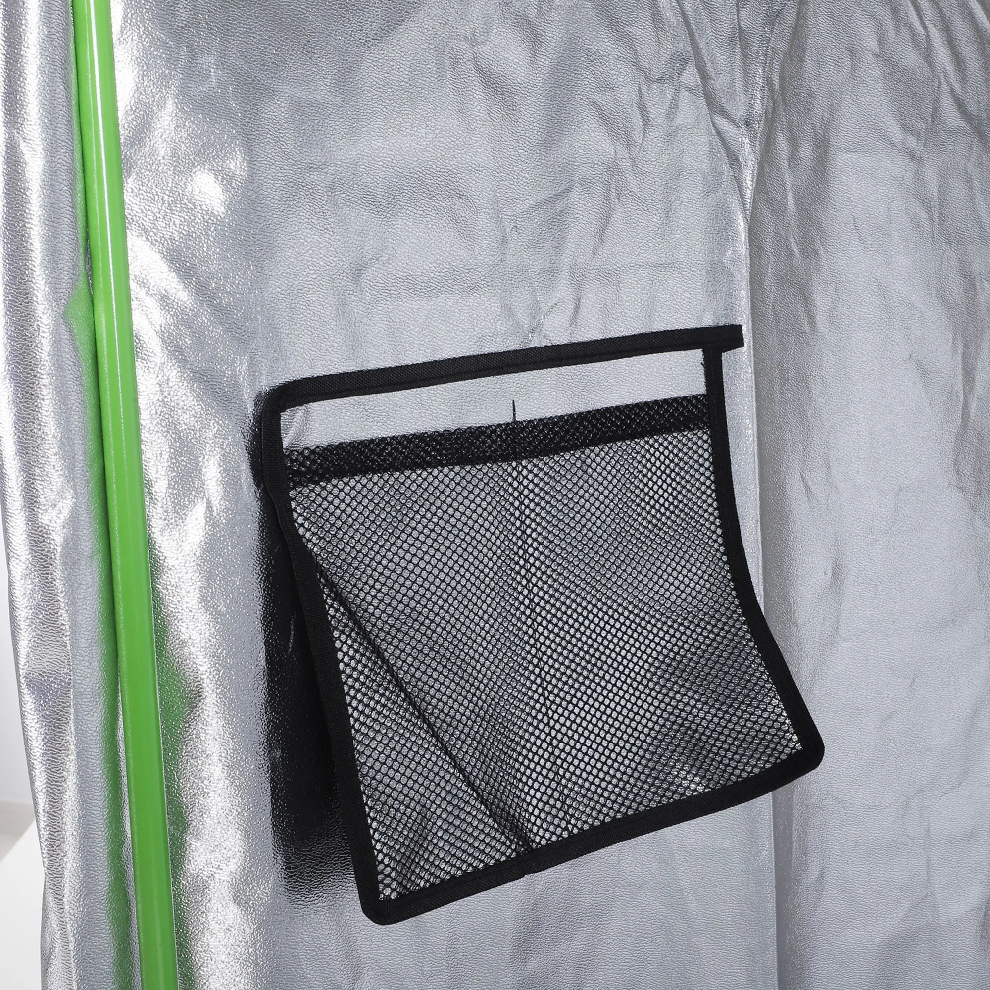 Hydroponic Plant Grow Tent, 80L x 80W x 160Hcm-Black/Green