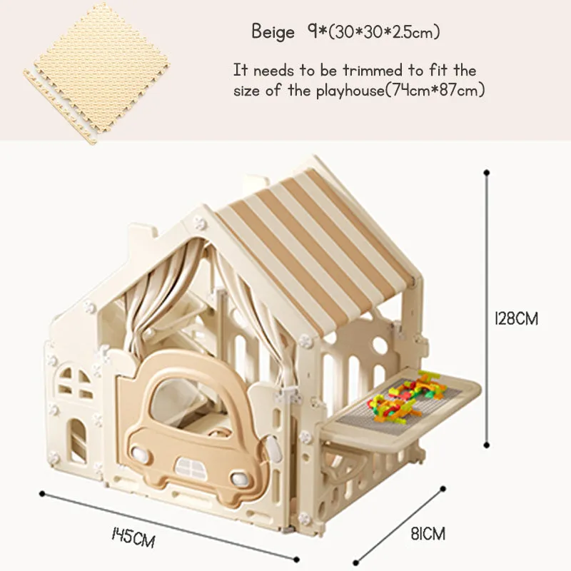 Kid's Playhouse Indoor Tent for Home Boys and Girls Baby's Toy House Princess Castle Small House