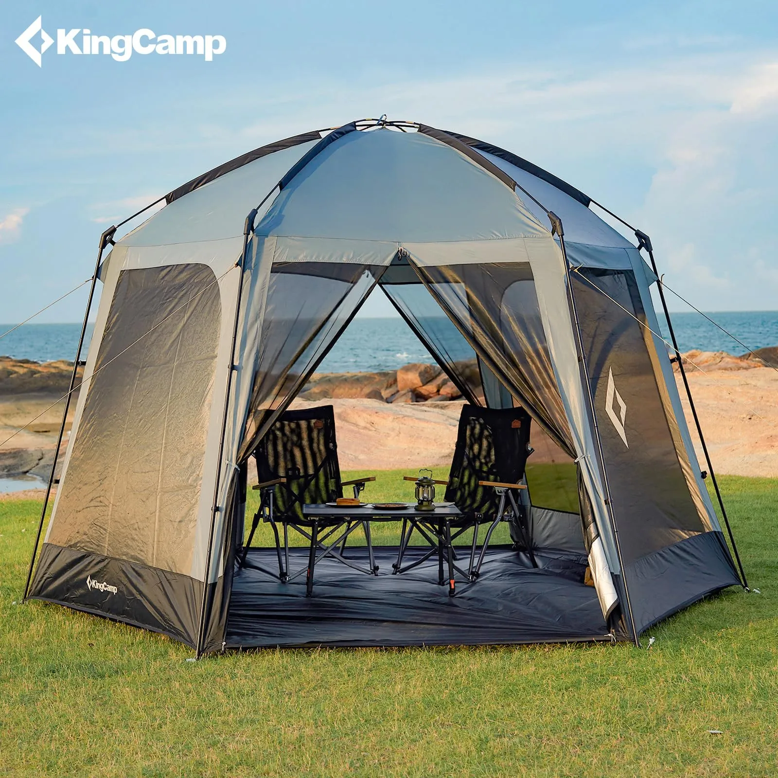 KingCamp CAIRO 12 x 12 Instant Screen Canopy Tent