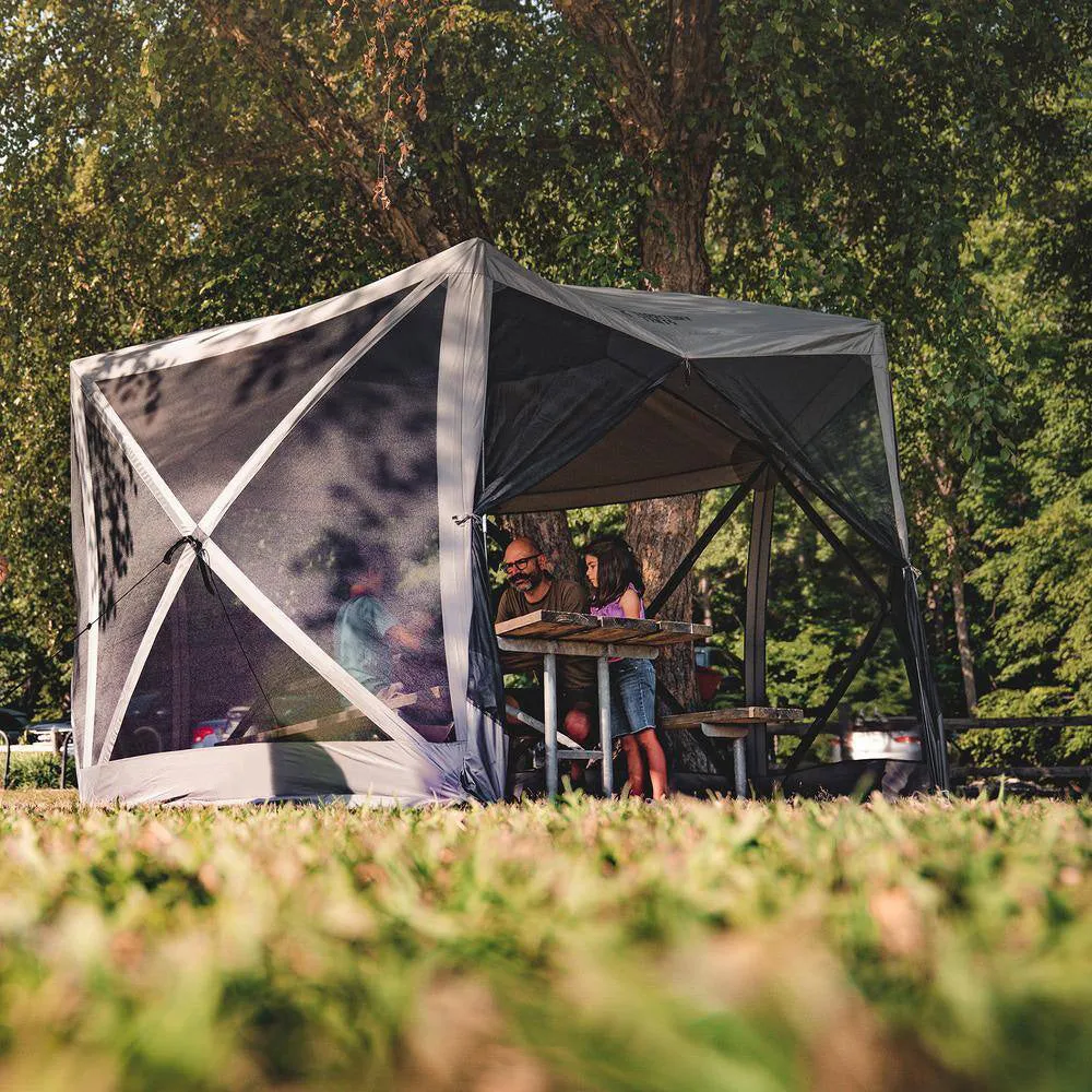 Large Hexagon Screen Tent Gazebo