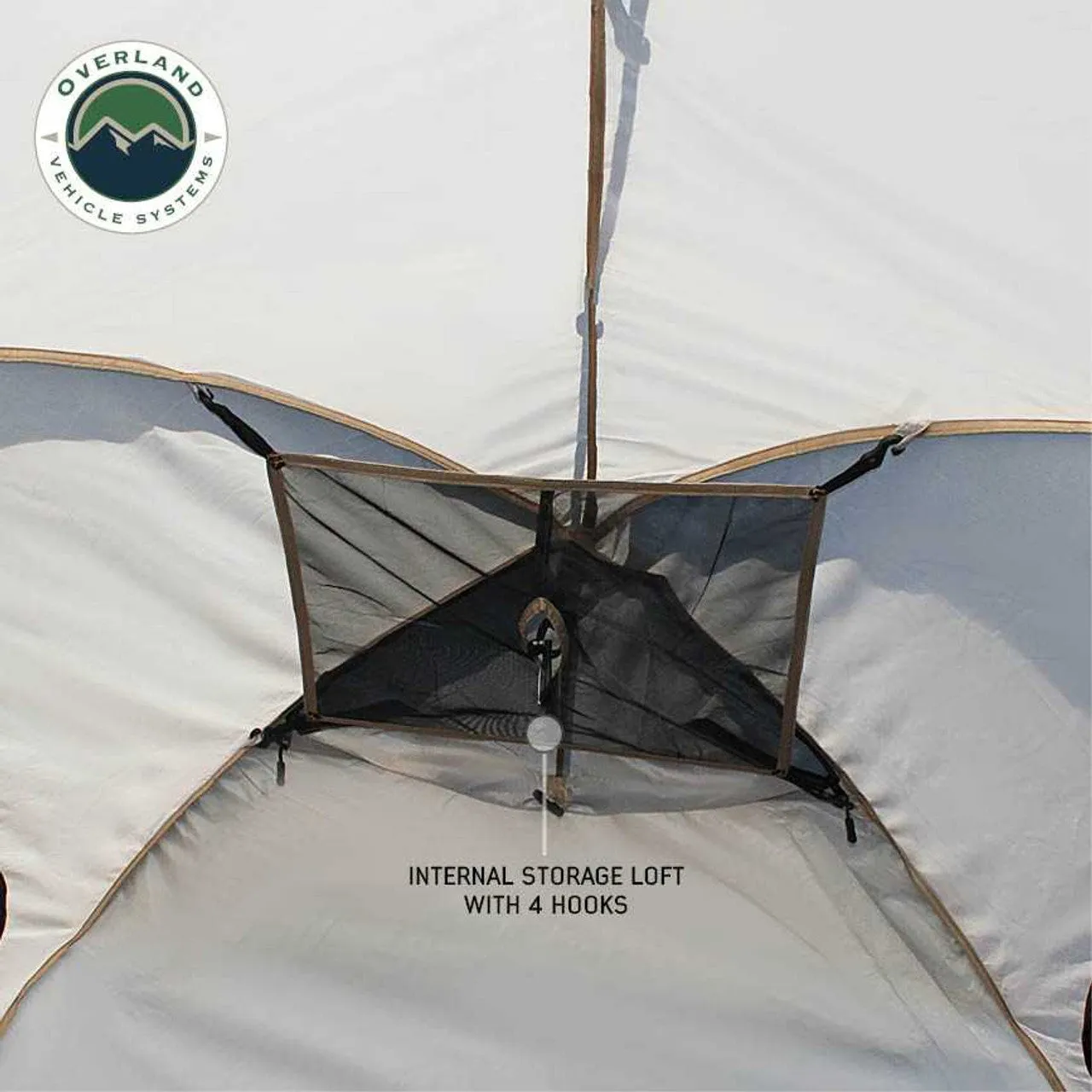 LD TACT Truck Bed Tents - Tan Body & Green Rainfly