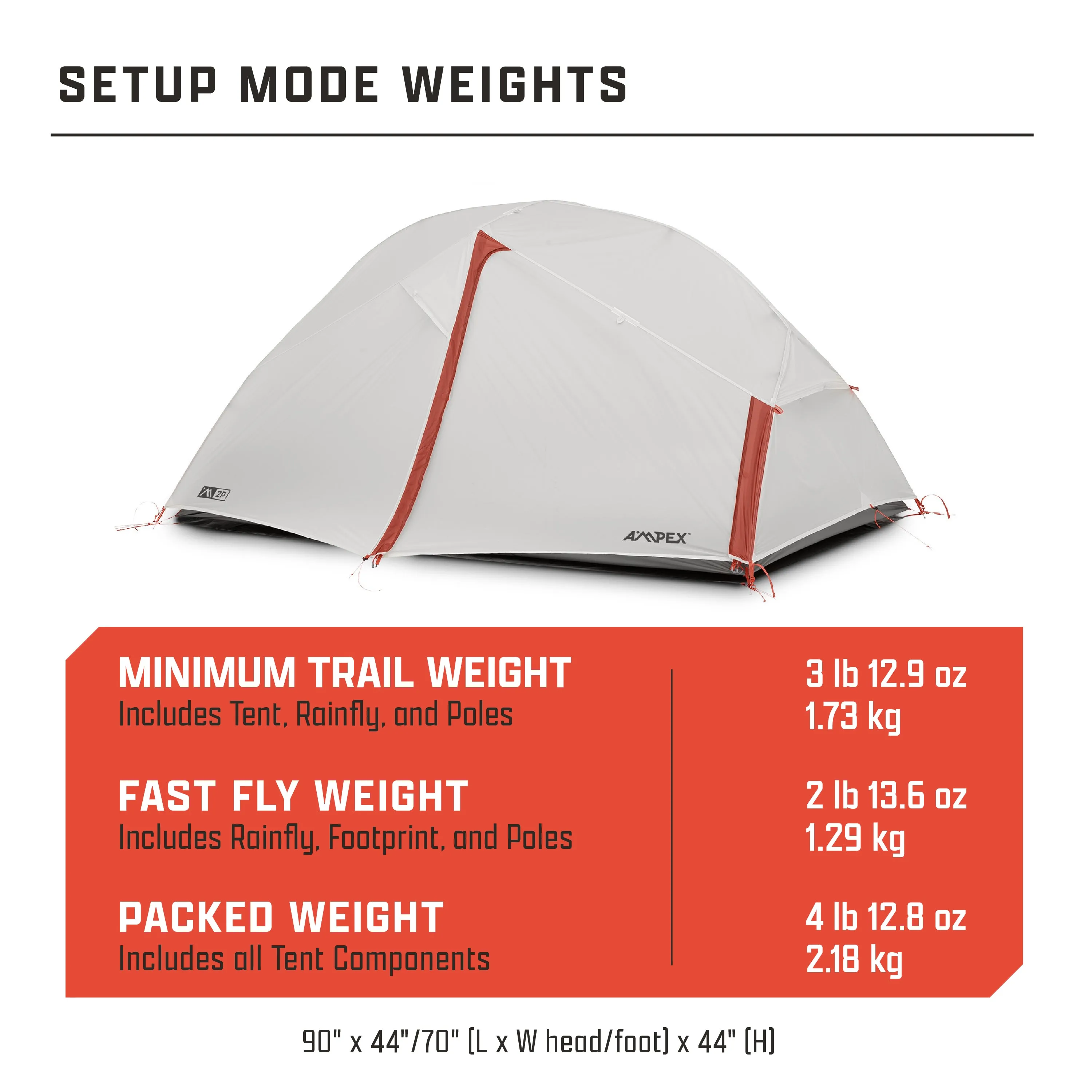 Lightweight Backpacking Tent | 3 Person