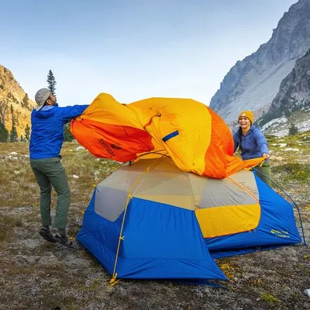 Limelight Tent: 2 Person, 3 Season Marmot, Solar/Red Sun