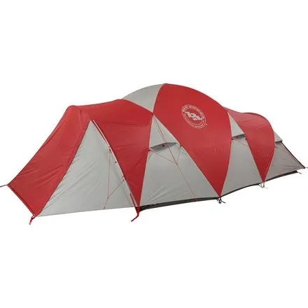 Mad House 6 Tent: 6 Persons, 4 Seasons Big Agnes, Red/Gray