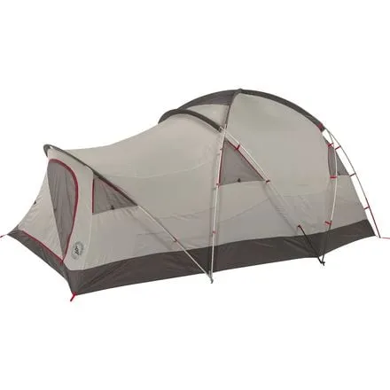 Mad House 6 Tent: 6 Persons, 4 Seasons Big Agnes, Red/Gray