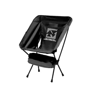 MKCAMP Black Aluminium Camping Lightweight Camping Chair