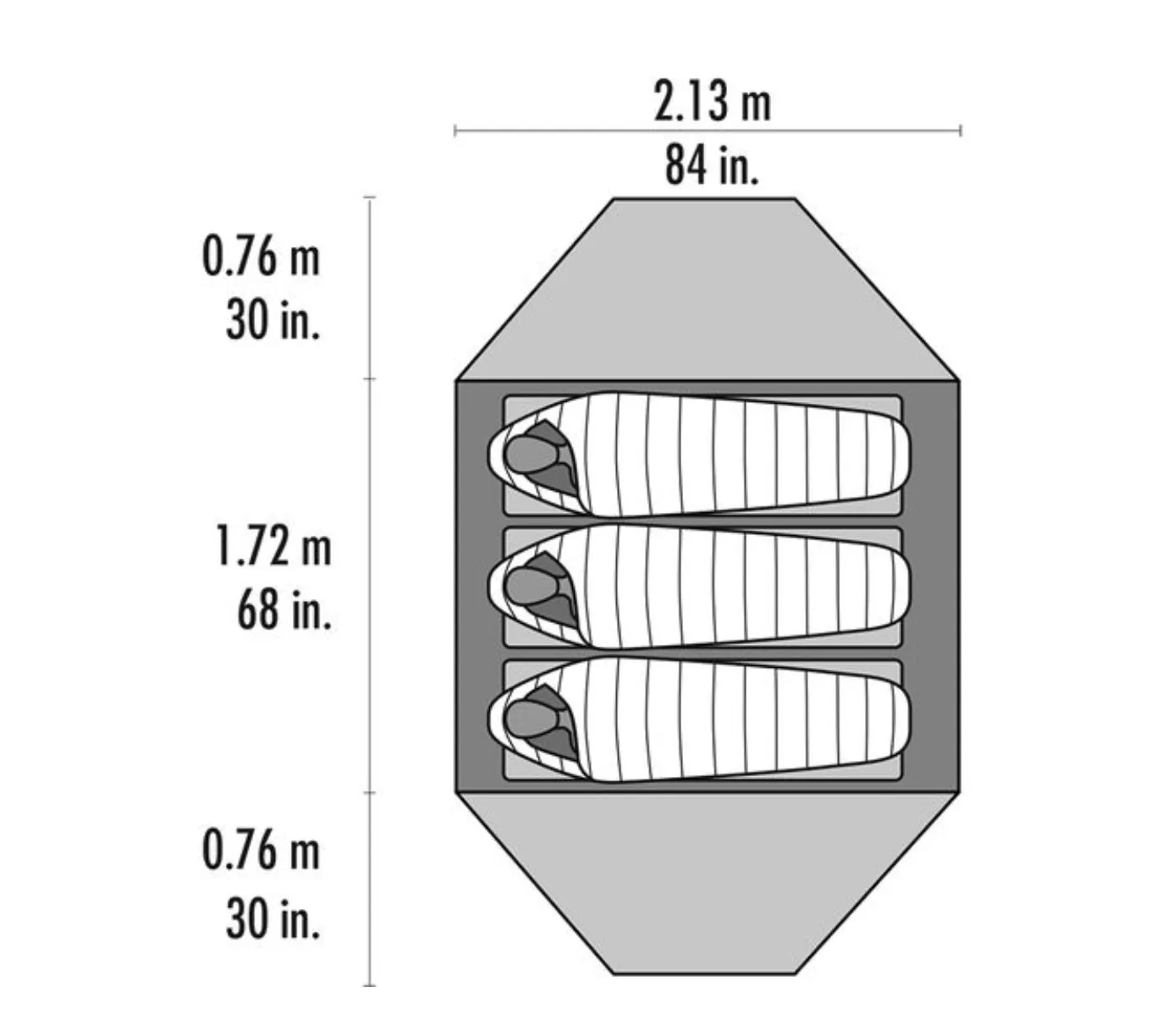 MSR ELIXIR 3 BACKPACKING TENT V2